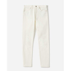 Everlane Women's The Mid Rise Skinny Crop Jean In Bone White Size 23